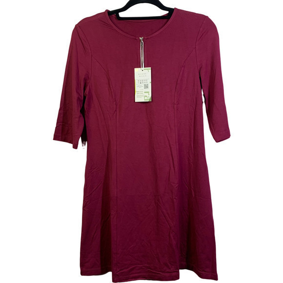 HALARA Red Violet Tunic Mini Dress - NWT - Picture 2 of 8